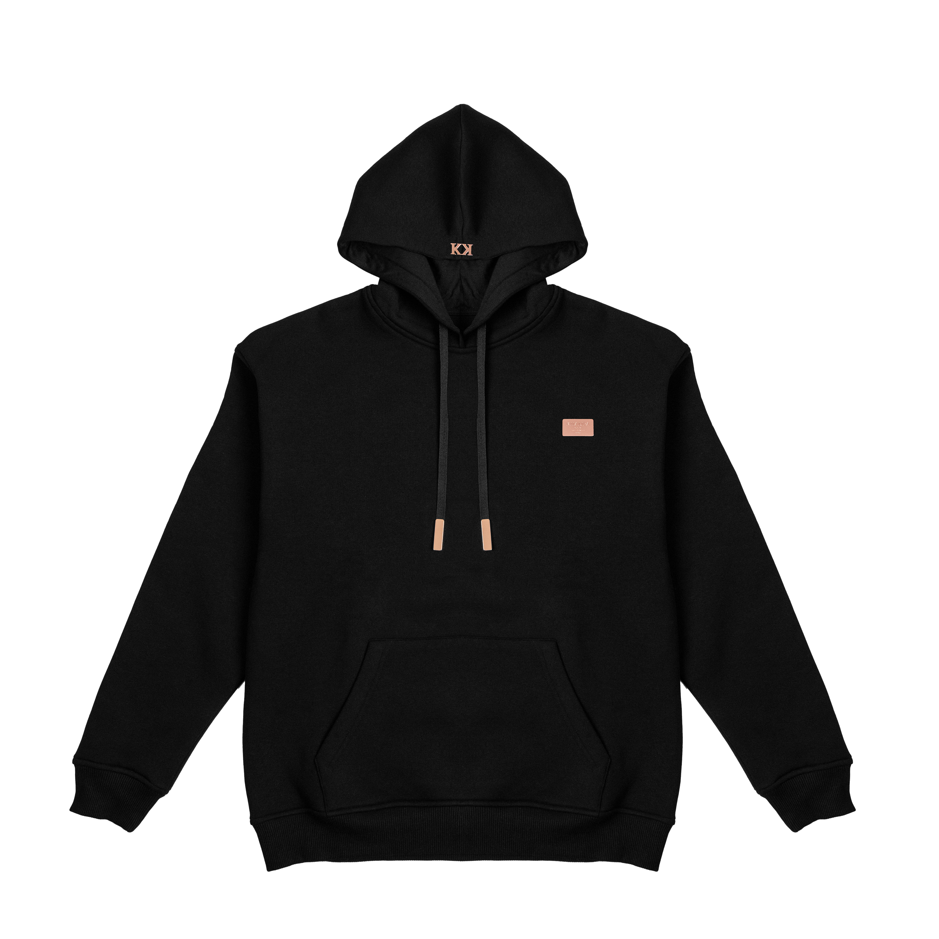black and rose gold nike hoodie